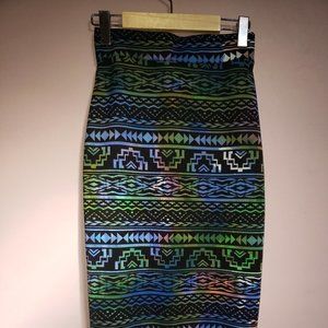 Womens' Size Small Geometric Skirt - Pre-Owned